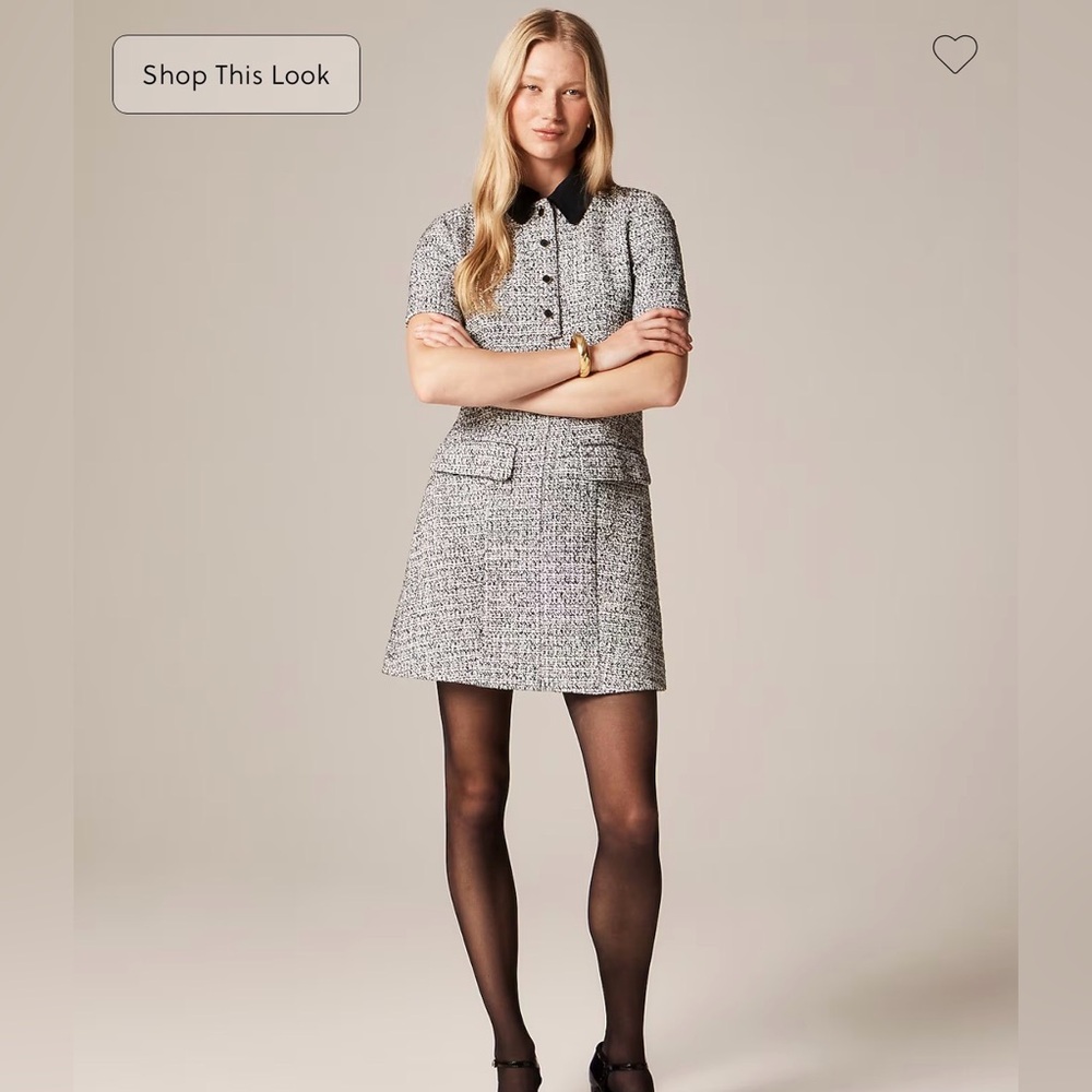Parc dress in tweed